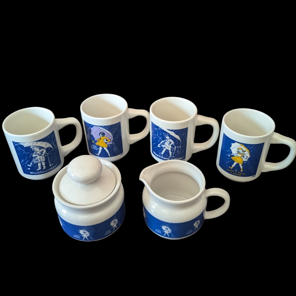 Vintage Morton's Salt Girl Set